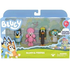 Bluey & Friends Playset Figure Set - NEW in box
